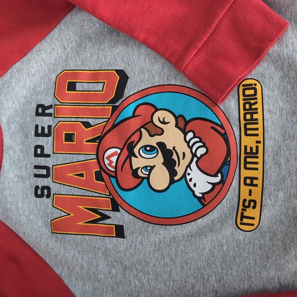 VGUC Super Mario sweatshirt - Jumping Beans size 6 - Picture 2 of 4